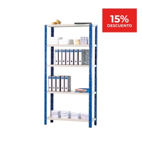 Estantería ST-150 azul y gris descuento